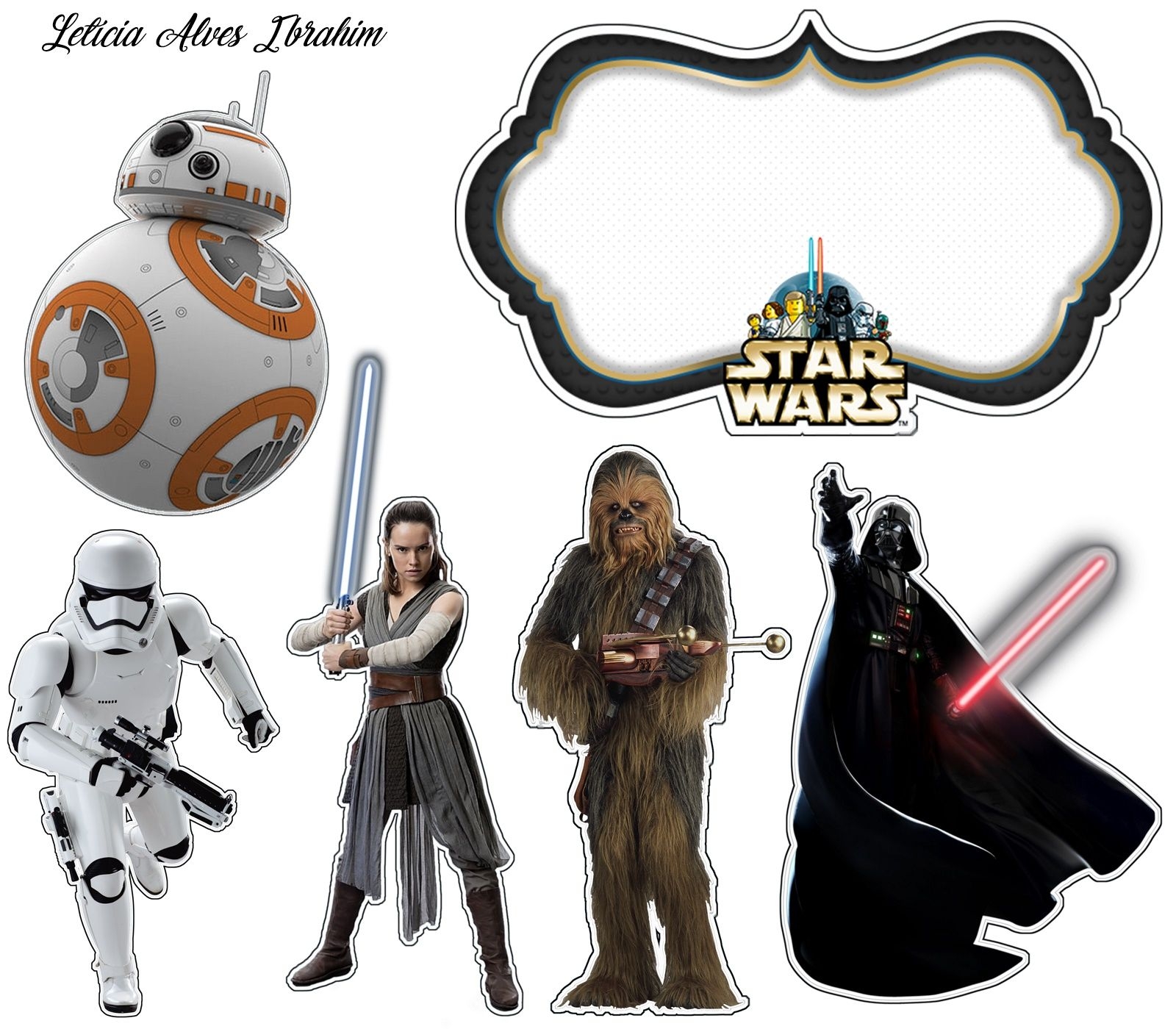 Star Wars Printable Cupcake Toppers