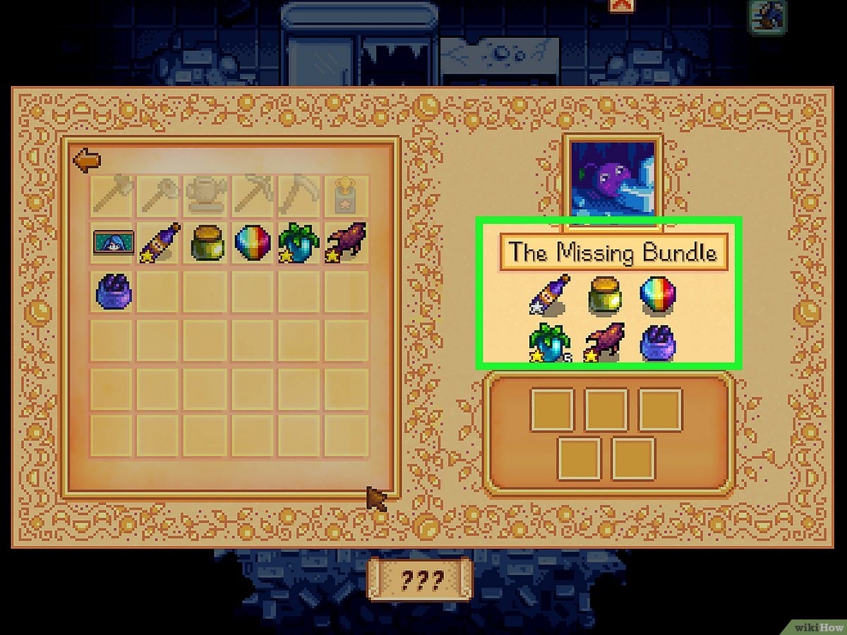 Stardew Valley Community Center Checklist Printable