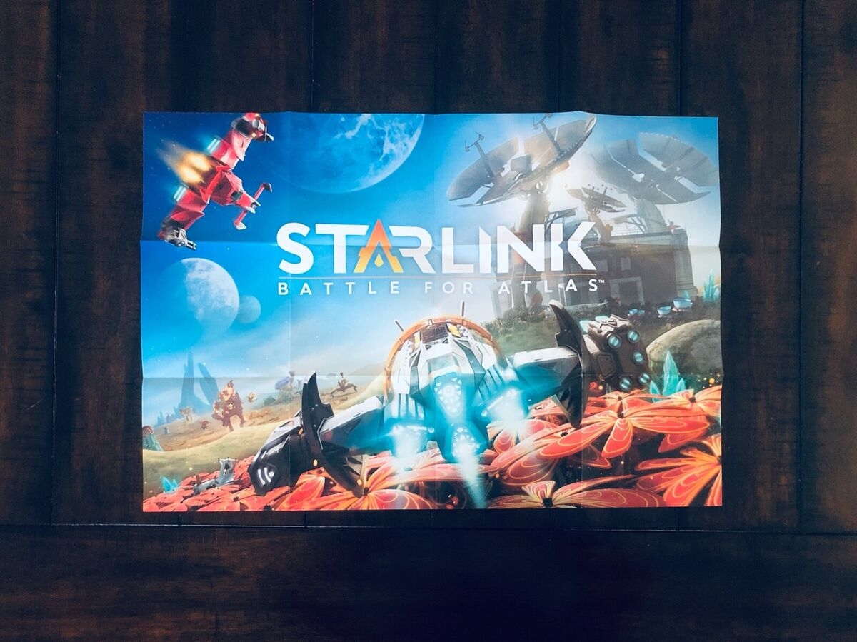 Starlink Battle For Atlas Game Poster Print Ubisoft Characters Ships Weapons EBay