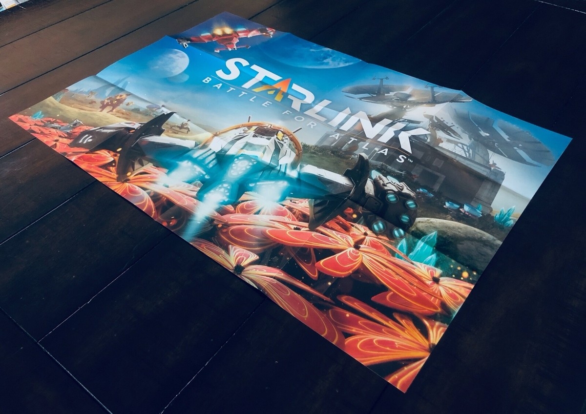 Starlink Battle For Atlas Game Poster Print Ubisoft Characters Ships Weapons EBay