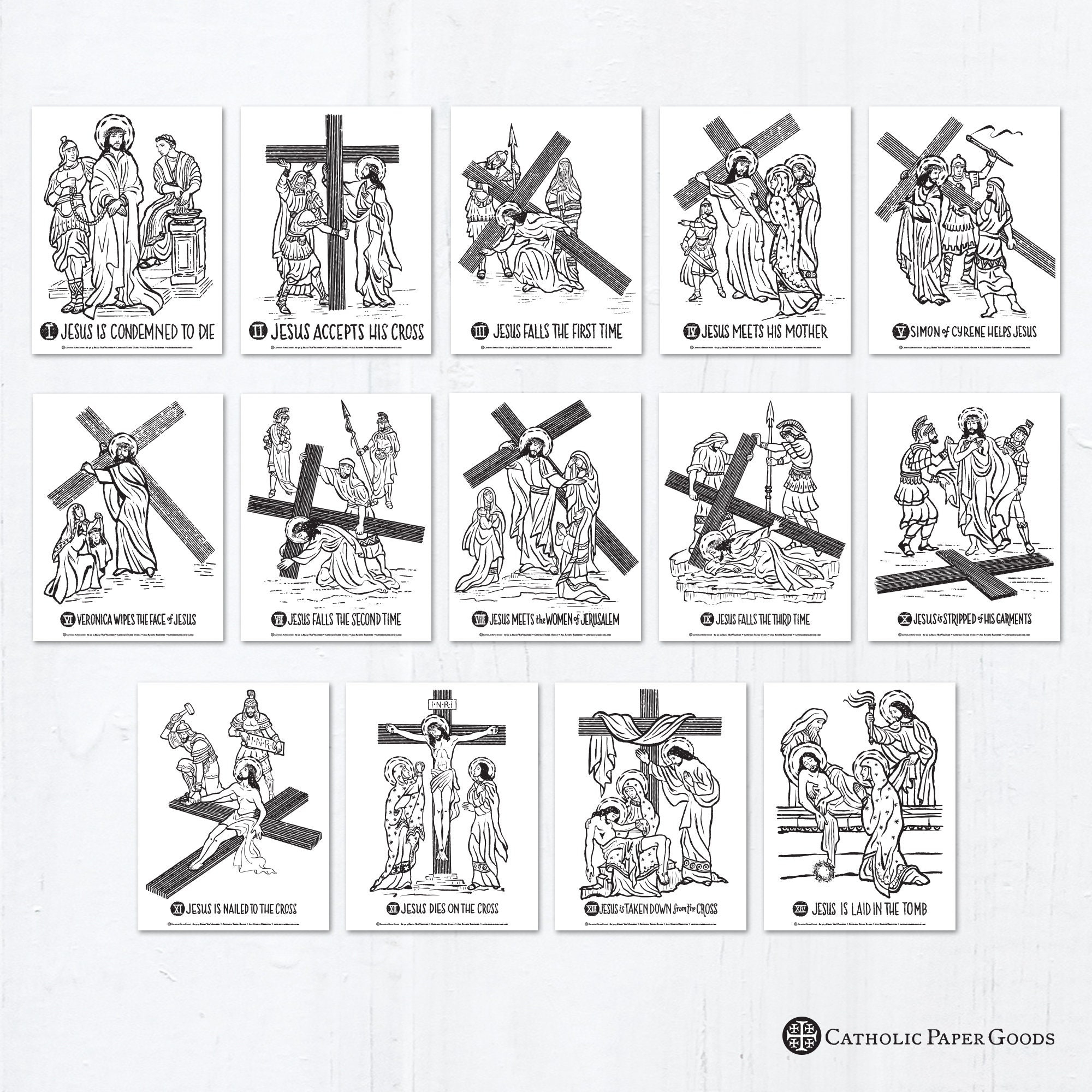 Stations Of The Cross Coloring Pages 14 Catholic Lent Coloring Pages Lent Activity For Kids Printable Lent Coloring Pages Lent For Kids Etsy Canada