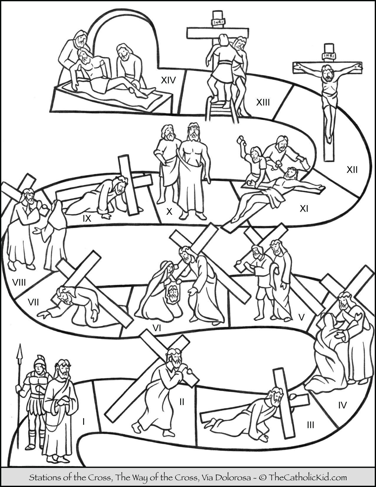 Stations Of The Cross For Children The Way Of The Cross Via Dolorosa