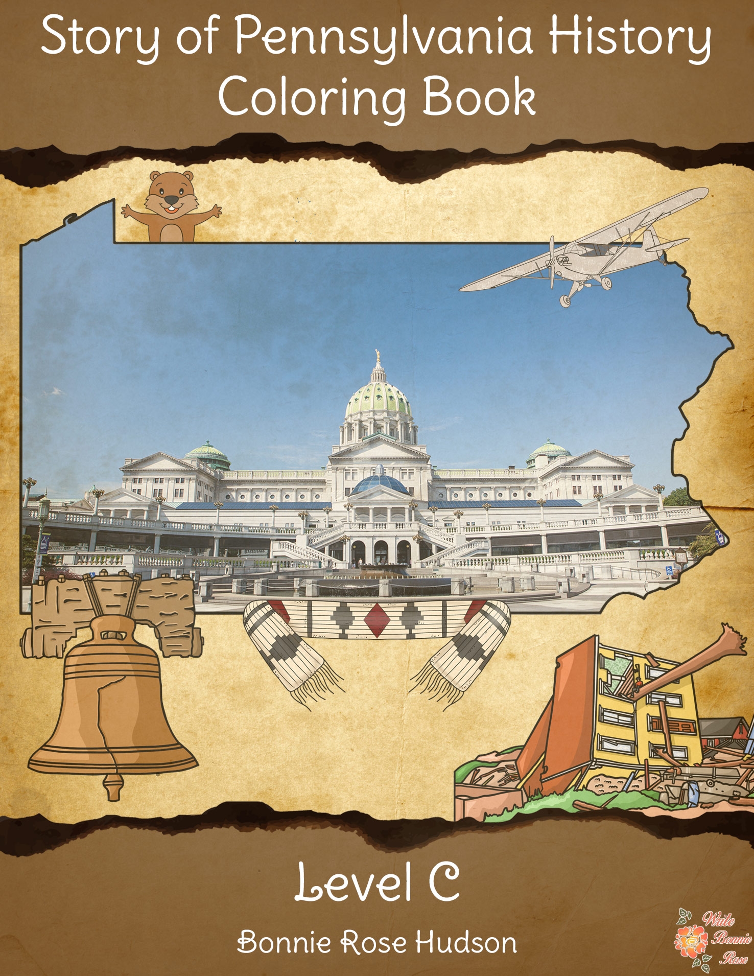 Story Of Pennsylvania History Coloring Book Level C Made By Teachers