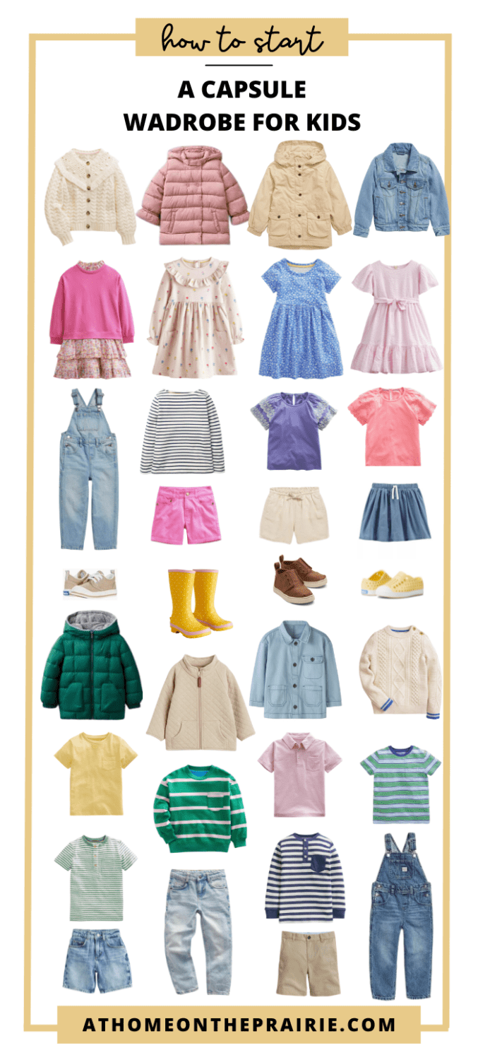 Summer Kids Capsule Wardrobe And Free Checklist 