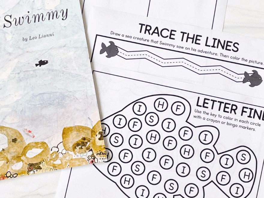 Swimmy Book Companion Printables CrystalandComp