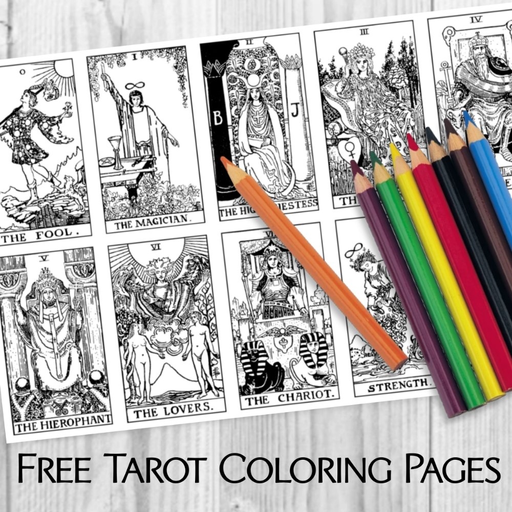 Tarot Coloring Pages