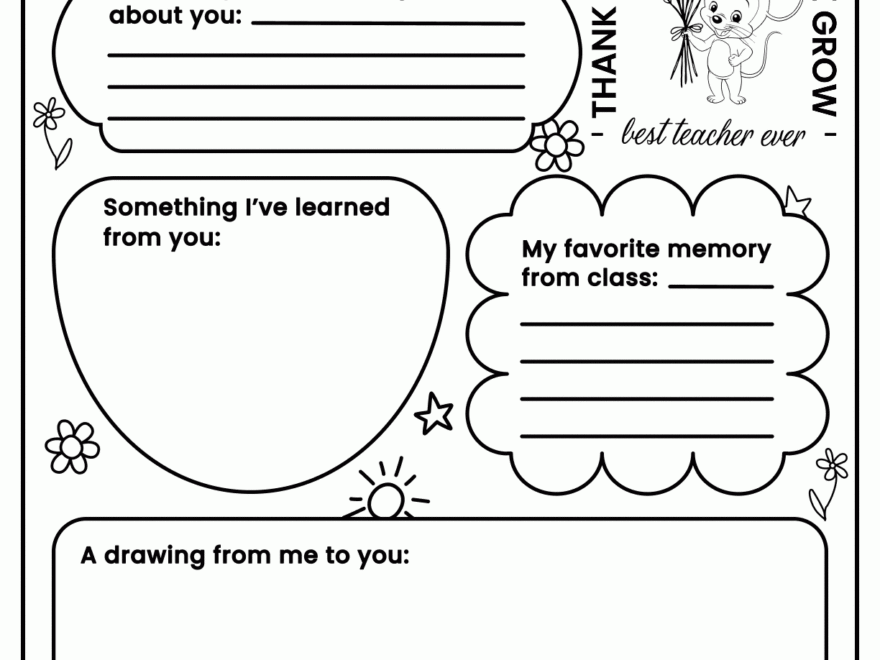 Teacher Appreciation Free Printable ABCmouse