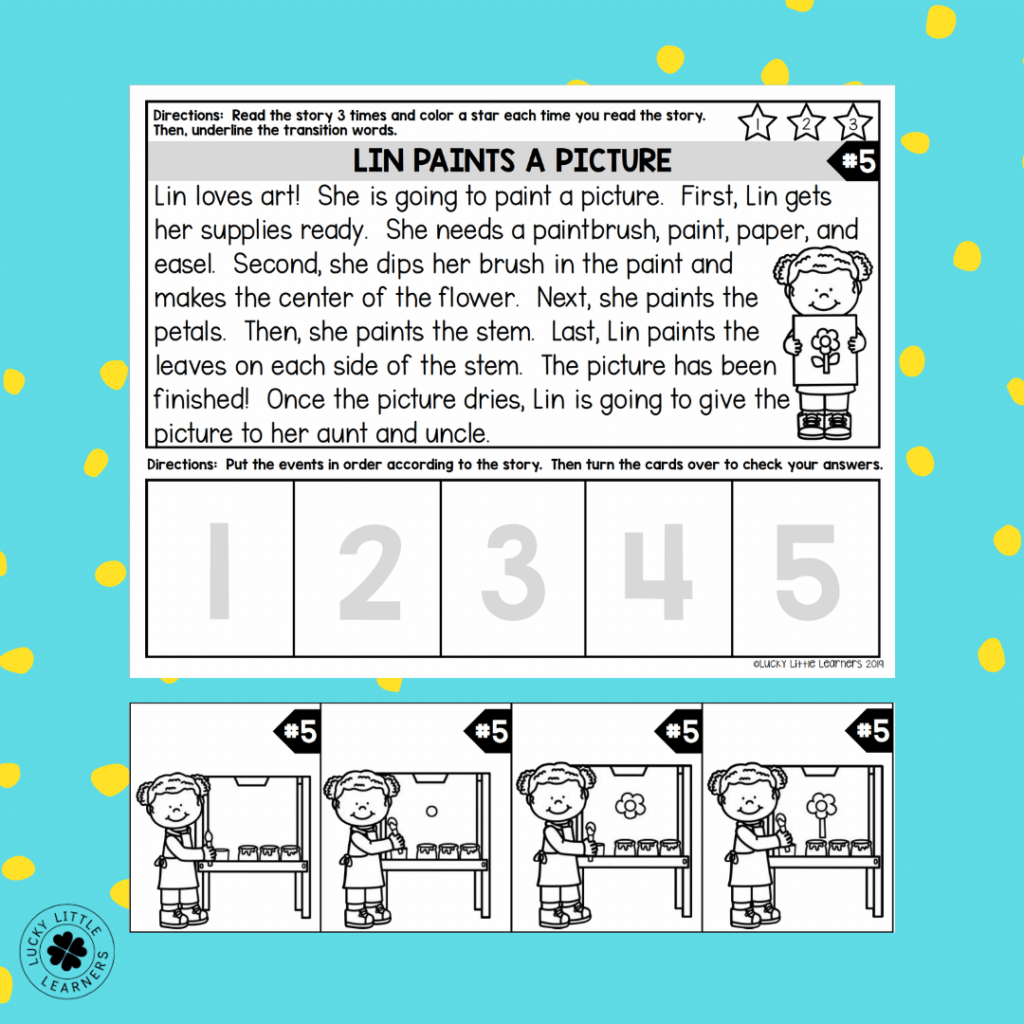 Teaching Sequencing Lucky Little Learners