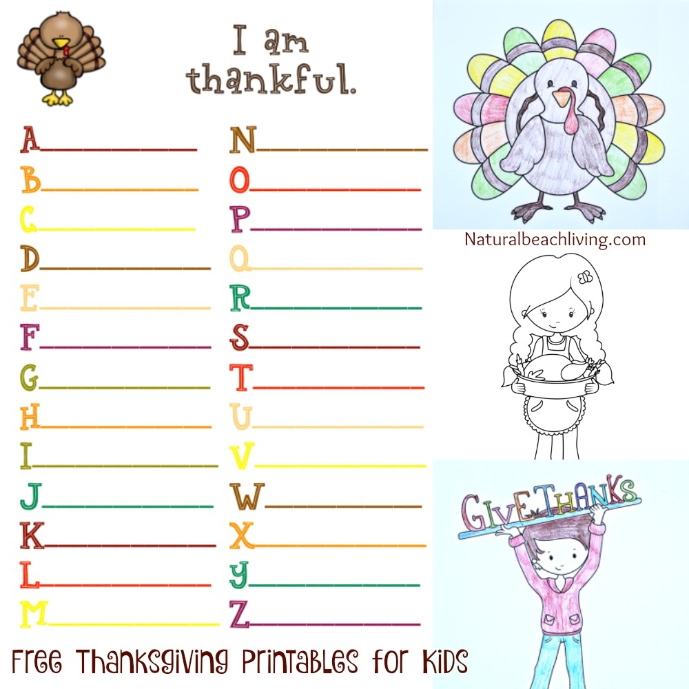 Thanksgiving Activities For Kids Printables