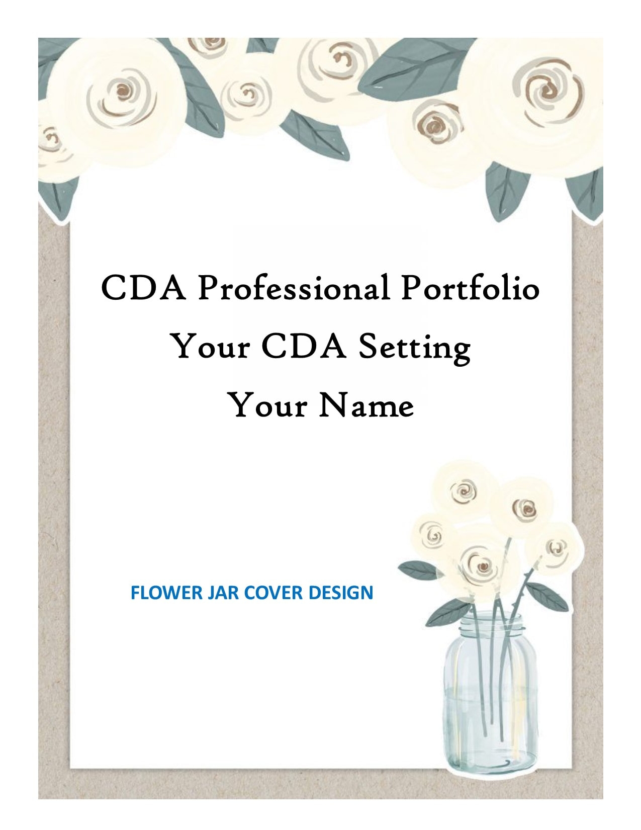 The CDA Prep Workbook And Professional Portfolio Binder
