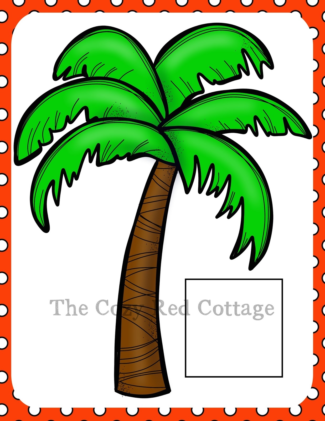 The Cozy Red Cottage Chicka Chicka Boom Boom Counting Mat