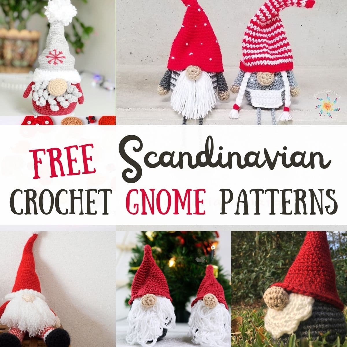 The Cutest Free Scandinavian Crochet Gnome Patterns You ll Love Stardust Gold Crochet