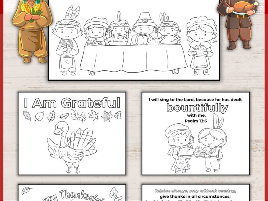 The First Thanksgiving Coloring Page Healing Home
