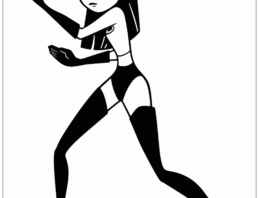 The Incredibles Coloring Pages Disneyclips
