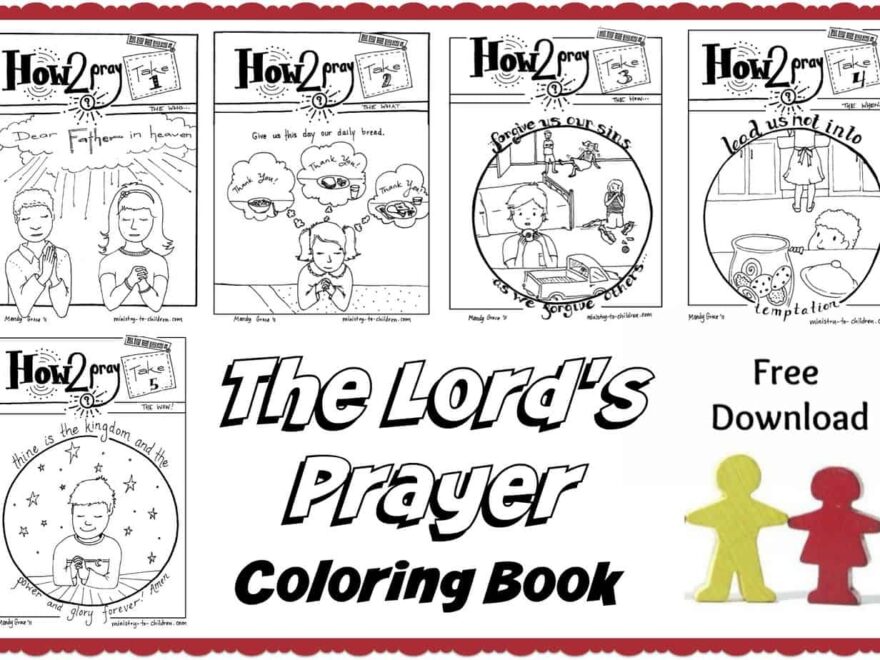 The Lord s Prayer For Kids Free Lessons Activities Coloring Pages