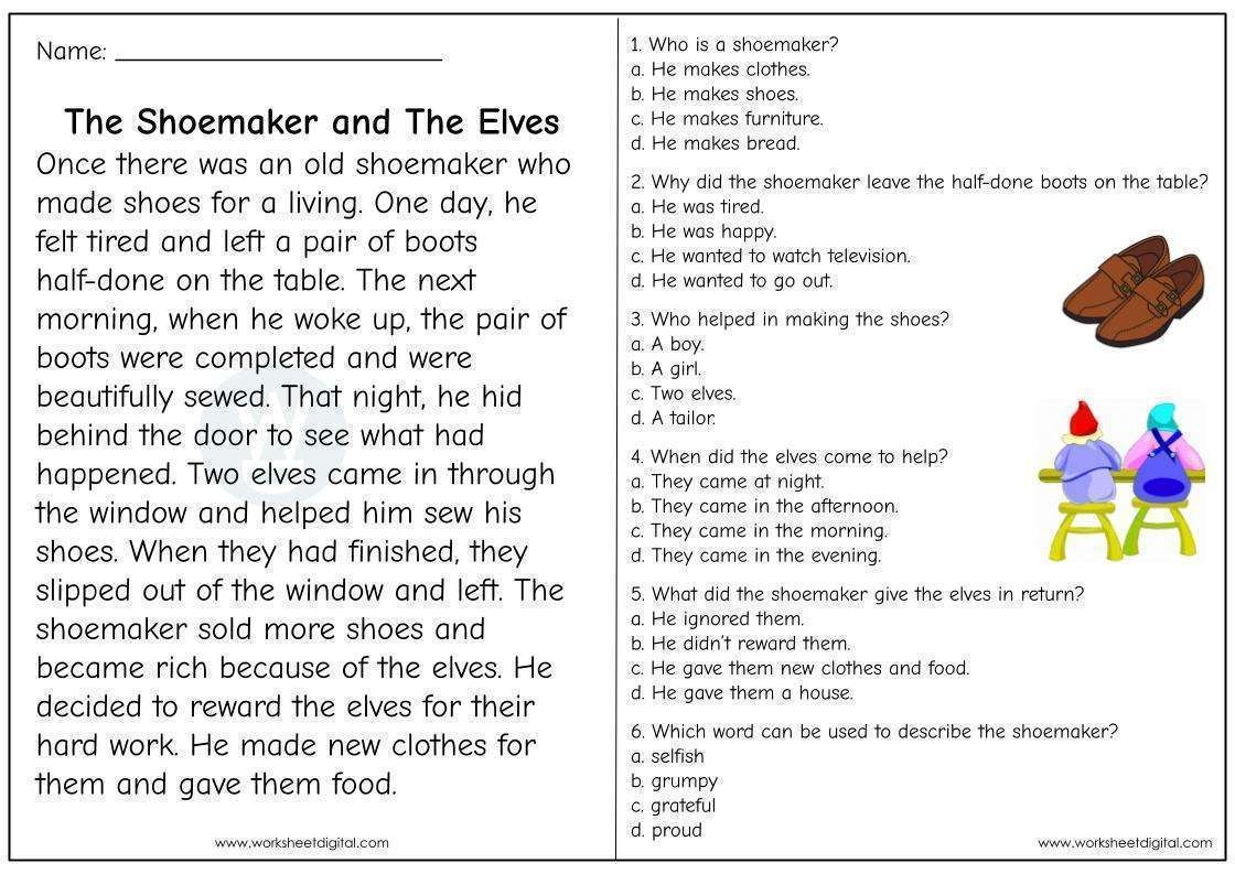 The Shoemaker And The Elves 