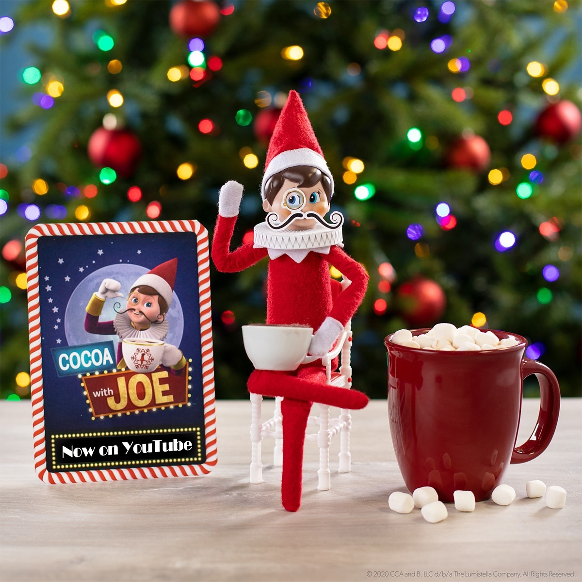 Elf On The Shelf Mustache Printables