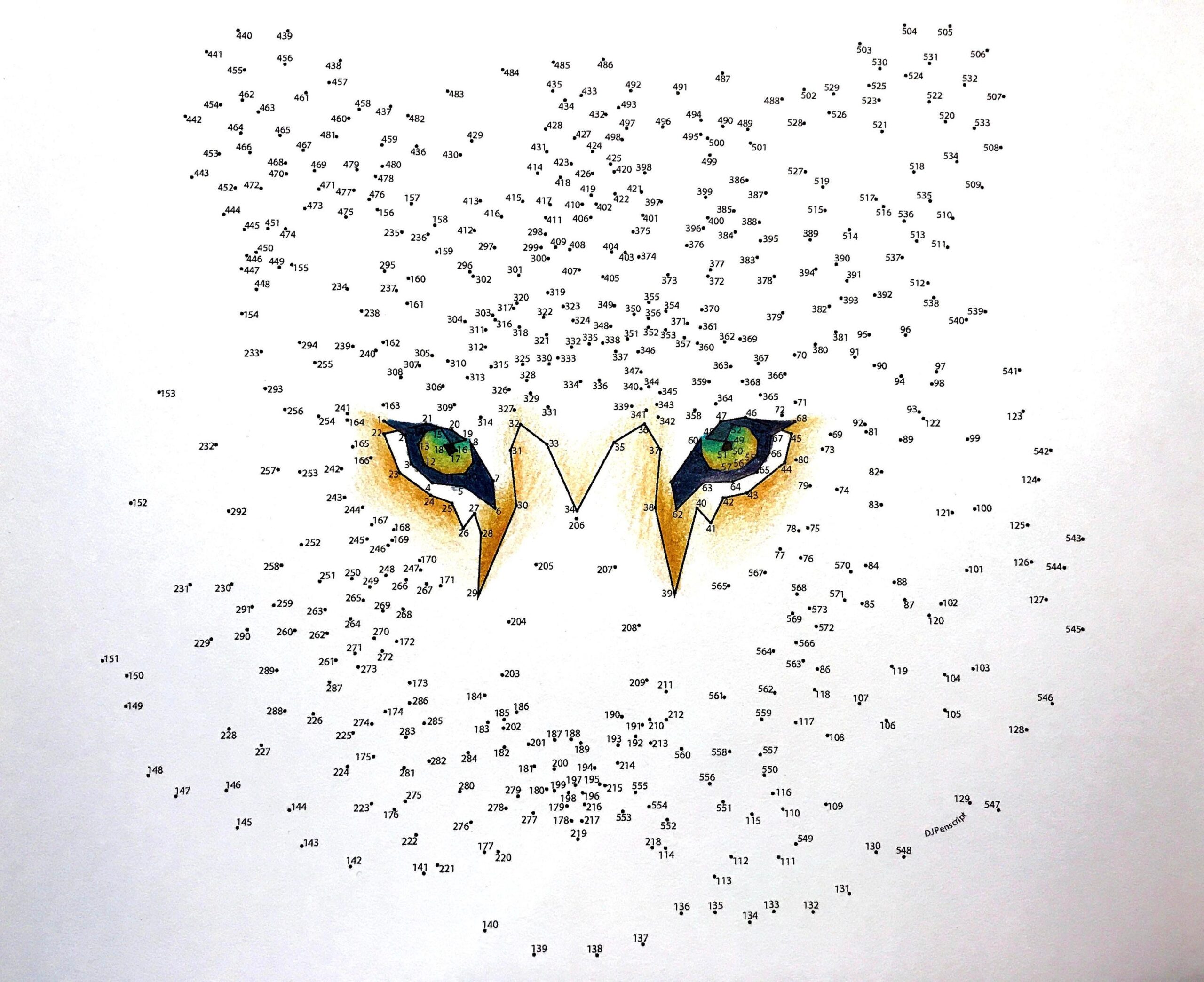 Tiger Extreme Dot To Dot PDF Activity And Coloring Page Etsy Canada