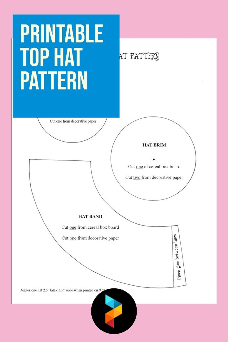 Top Hat Pattern 10 Free PDF Printables Printablee