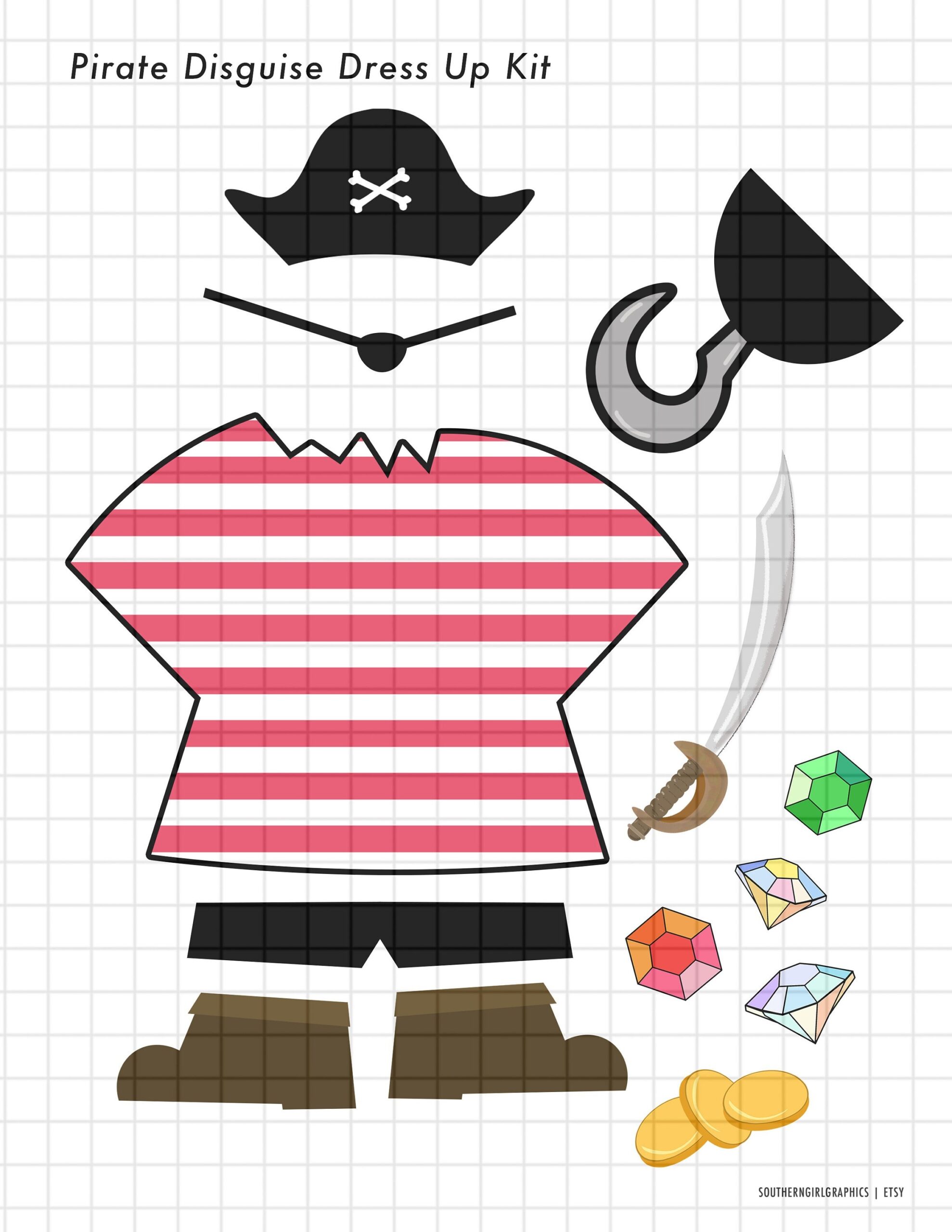 Turkey Disguise Clip Art Pirate Turkey Pirate Disguise Pirate Clip Art Pirate Clothes Sword Hat Eye Patch Etsy