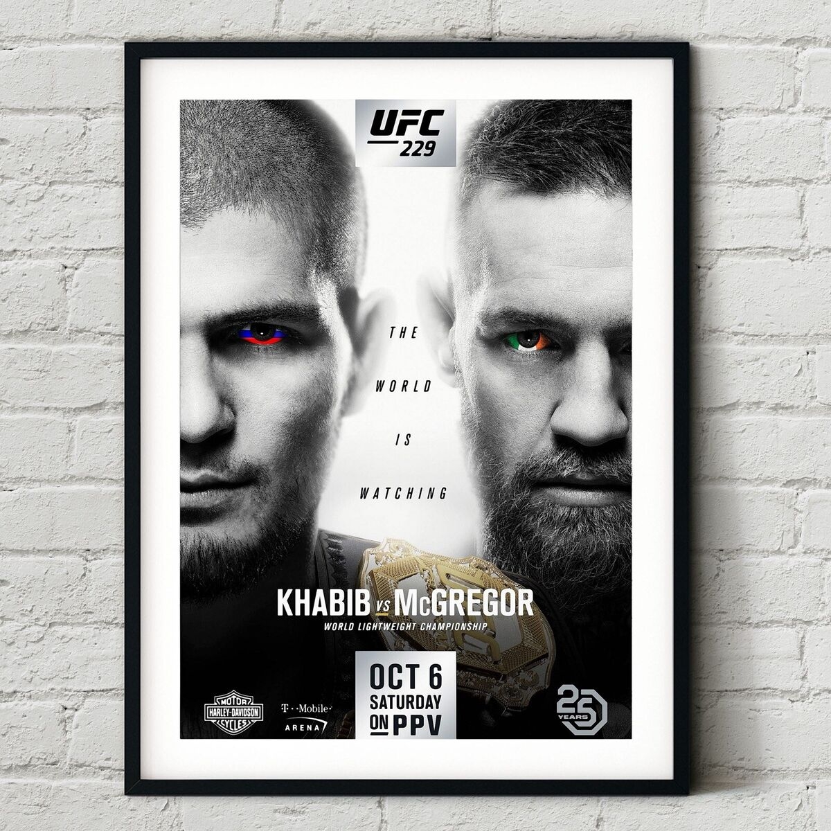 UFC 229 Khabib Nurmagomedov Vs Conor McGregor Fight Poster Wall Art Print Boxing EBay