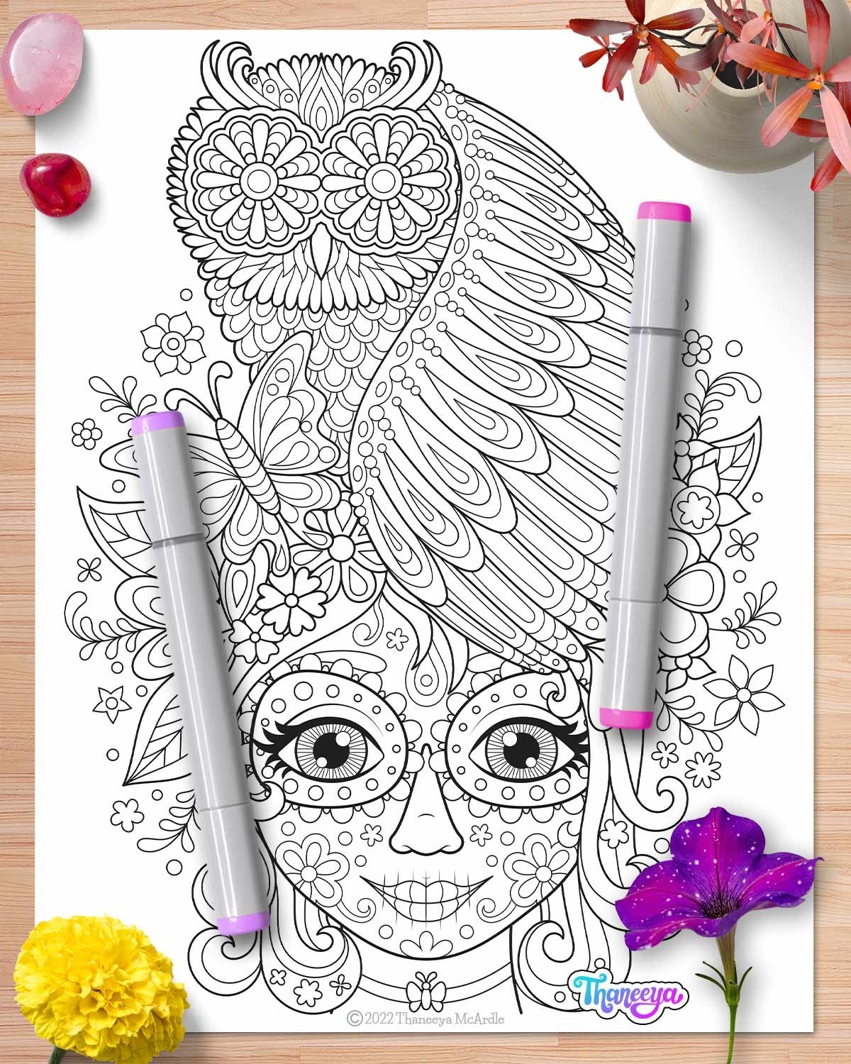 Ultimate Day Of The Dead Coloring Book By Thaneeya McArdle 84 D a De Muertos Coloring Pages Thaneeya