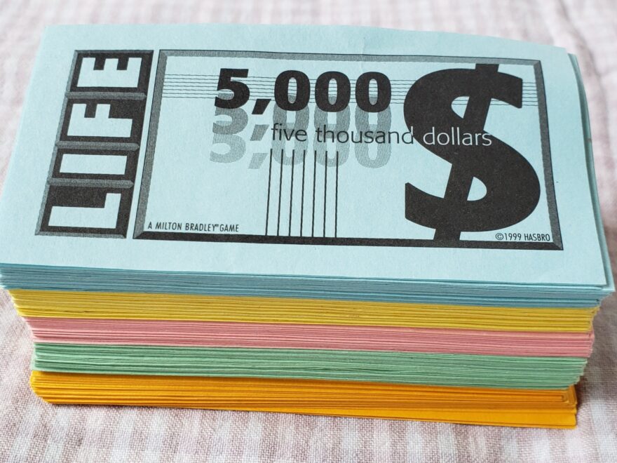 Vintage Game Of Life Money Life Game Money Notes Play Money Replacement Game Pieces Game Pieces Crafts 1990s Etsy