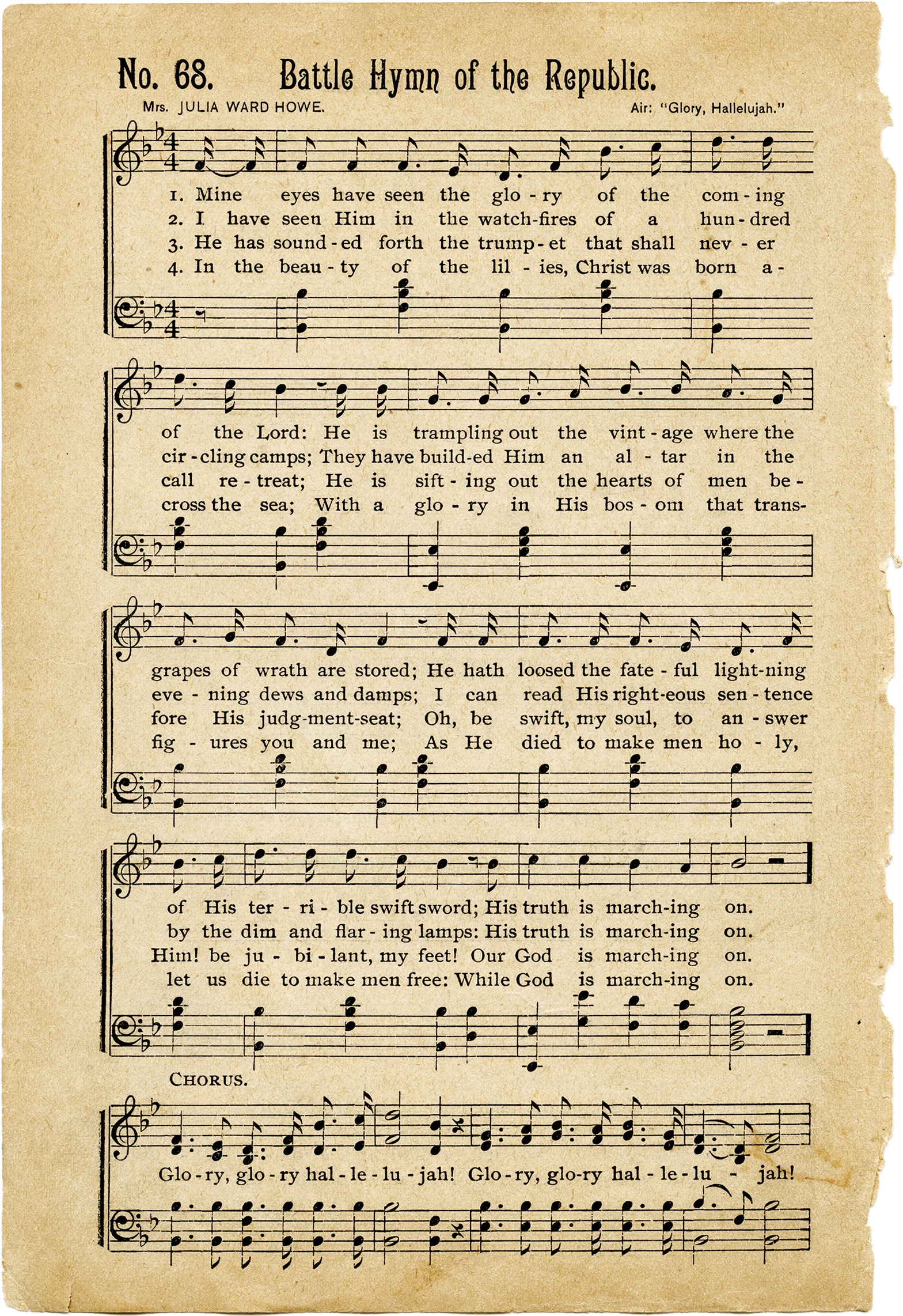 Free Printable Hymnal Sheet Music