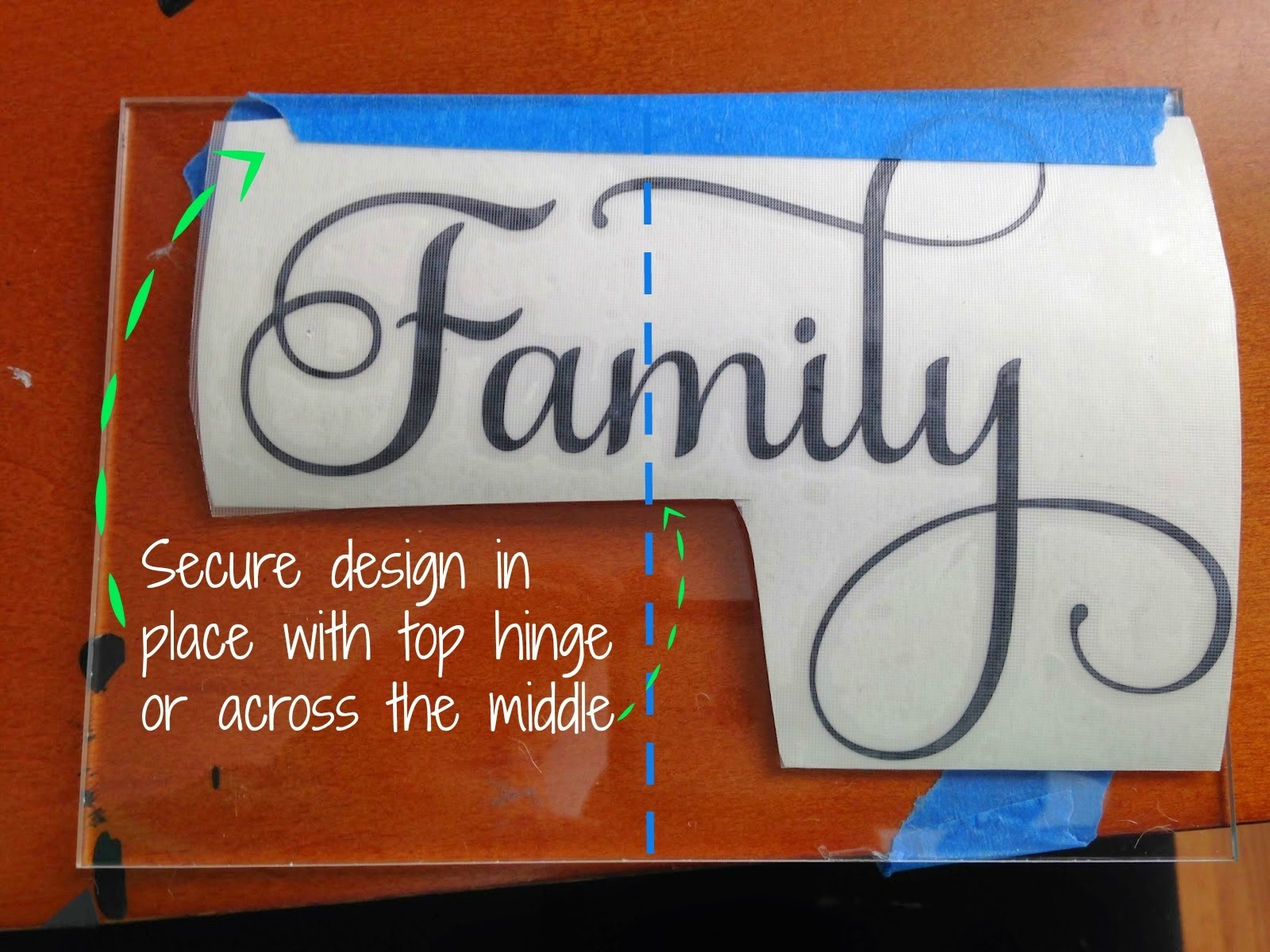Printable Hinge Method Vinyl Application