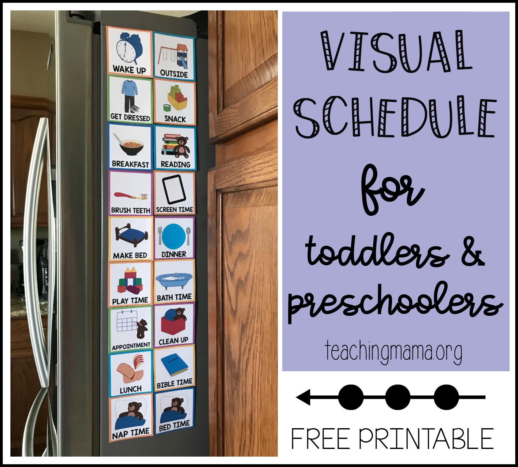 Free Printable Visual Schedule Pictures