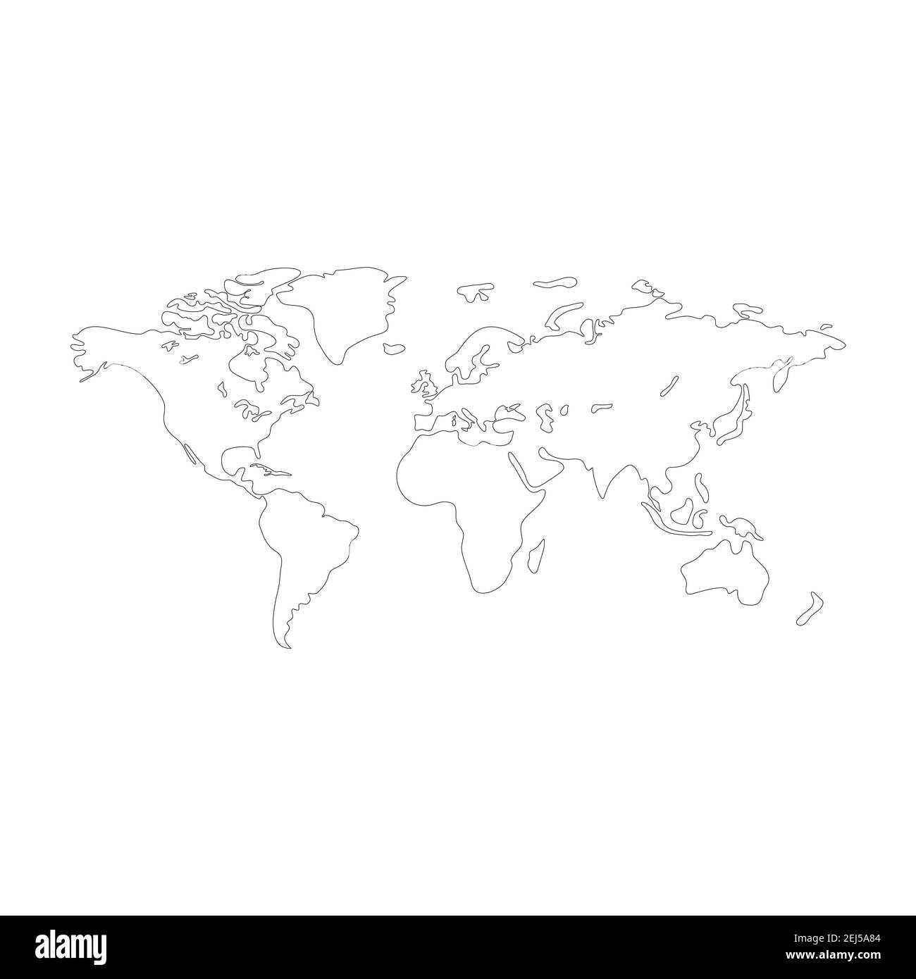 Free Printable World Map Blank